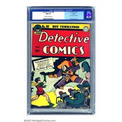 Detective Comics #89 Rockford pedigree (DC, 1944) CGC NM 9.4 Off-white to white pages. This issue...