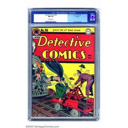 Detective Comics #96 Rockford pedigree (DC, 1945) CGC NM- 9.2 Off-white pages. Dick Sprang create...