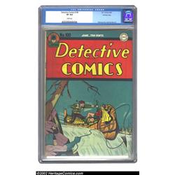 Detective Comics #100 Crowley pedigree (DC, 1945) CGC VF 8.0 White pages. This is a nice copy of...