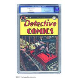 Detective Comics #111 (DC, 1946) CGC VF/NM 9.0 Off-white pages. This is a very nice, tight, flat...
