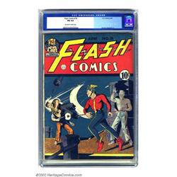 Flash Comics #18 (DC, 1941) CGC FN 6.0 Off-white to white pages. E. E. Hibbard shows it will take...