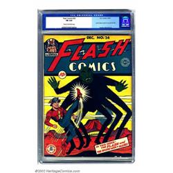 Flash Comics #24 (DC, 1941) CGC FN 6.0 Cream to off-white pages. This issue has a lot going for i...
