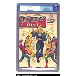 Flash Comics #92 (DC, 1948) CGC VF 8.0 Off-white pages. Carmine Infantino was still learning his...