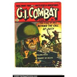 G.I. Combat #1 (Quality, 1952) Condition: GD/VG. Reed Crandall did an outstanding job on the cove...
