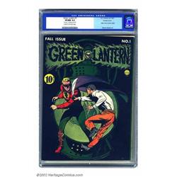 Green Lantern #1 Double cover (DC, 1941) CGC VF/NM 9.0 Cream to off-white pages. Ranked number 16...