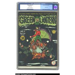 Green Lantern #3 (DC, 1942) CGC VF+ 8.5 Off-white to white pages. Something about the nicest copy...