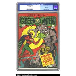 Green Lantern #7 (DC, 1943) CGC FN 6.0 Off-white to white pages. One of the most memorable Green...