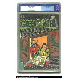 Green Lantern #18 Big Apple pedigree (DC, 1945) CGC NM+ 9.6 White pages. Green Lantern and his pa...