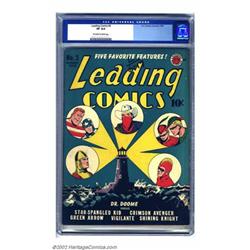 Leading Comics #3 (DC, 1942) CGC VF 8.0 Off-white to white pages. This title was second tier to o...