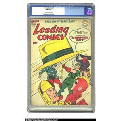 Leading Comics #11 (DC, 1944) CGC NM+ 9.6 Off-white to white pages. A great series packed with ma...