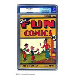 More Fun Comics #14 (DC, 1936) CGC FN 6.0 Light tan to off-white pages. Notable for the title's f...