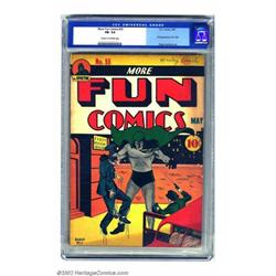 More Fun Comics #55 (DC, 1940) CGC FN- 5.5 Cream to off-white pages. DC's first comic book, New F...