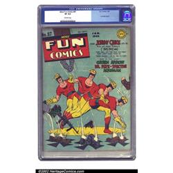 More Fun Comics #87 (DC, 1943) CGC VF 8.0 Off-white pages. It's hard to resist a More Fun cover w...