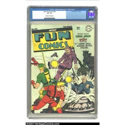 More Fun Comics #94 (DC, 1943) CGC VF- 7.5 Off-white to white pages. DC's oldest series has Green...