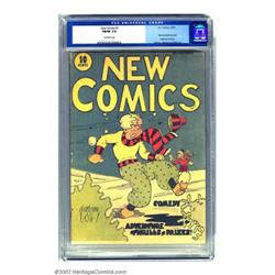 New Comics #1 (DC, 1935) CGC FN/VF 7.0 Off-white pages. DC's second comic book title evolved firs...