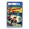 Image 1 : Sensation Comics #7 Rockford pedigree (DC, 1942) CGC NM 9.4 Cream to off-white pages. This copy o...