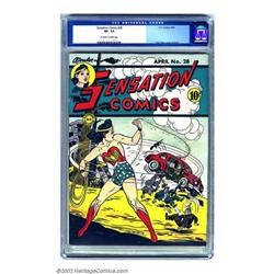 Sensation Comics #28 (DC, 1944) CGC VF- 7.5 Off-white to white pages. H. G. Peter's Wonder Woman...