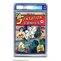 Sensation Comics #47 (DC, 1945) CGC VF/NM 9.0 Cream to off-white pages. A blunted corner and slig...
