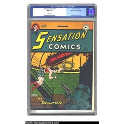 Sensation Comics #59 Mile High pedigree (DC, 1946) CGC NM+ 9.6 White pages. Wonder Woman faces th...