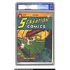 Image 1 : Sensation Comics #59 Mile High pedigree (DC, 1946) CGC NM+ 9.6 White pages. Wonder Woman faces th...