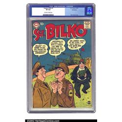 Sgt. Bilko #1 Bethlehem pedigree (DC, 1957) CGC VF 8.0 Off-white to white pages. A great Bob Oskn...