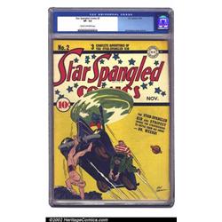 Star Spangled Comics #2 (DC, 1941) CGC VF- 7.5 Cream to off-white pages. Pretty copy of this earl...
