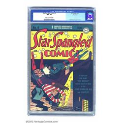 Star Spangled Comics #4 Rockford pedigree (DC, 1942) CGC NM- 9.2 Cream to off-white pages. Hal Sh...