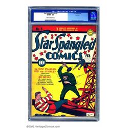 Star Spangled Comics #5 Rockford pedigree (DC, 1942) CGC VF/NM 9.0 Cream to off-white pages. Here...