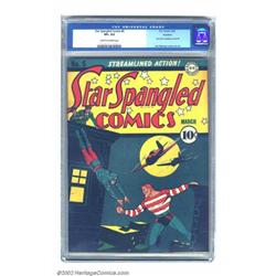 Star Spangled Comics #6 Rockford pedigree (DC, 1942) CGC VF+ 8.5 Cream to off-white pages. Hal Sh...