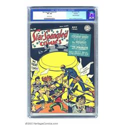 Star Spangled Comics #20 Rockford pedigree (DC, 1943) CGC VF+ 8.5 Off-white pages. Liberty Belle...