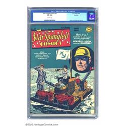 Star Spangled Comics #21 Rockford pedigree (DC, 1943) CGC NM 9.4 Off-white pages. At nearly a ful...