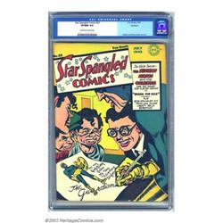 Star Spangled Comics #22 Rockford pedigree (DC, 1943) CGC VF/NM 9.0 Off-white to white pages. We...