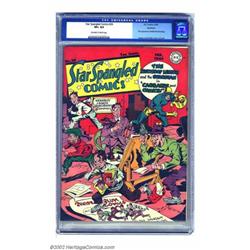 Star Spangled Comics #29 Rockford pedigree (DC, 1944) CGC VF+ 8.5 Off-white to white pages. These...