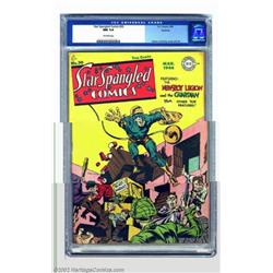 Star Spangled Comics #30 Rockford pedigree (DC, 1944) CGC NM 9.4 Off-white pages. With Simon and...