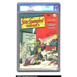 Star Spangled Comics #51 Crowley Pedigree (DC, 1945) CGC NM 9.4 Off-white to white pages. An amaz...
