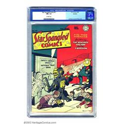 Star Spangled Comics #51 Rockford pedigree (DC, 1945) CGC NM- 9.2 Off-white pages. This classic S...