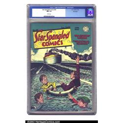Star Spangled Comics #64 Big Apple pedigree (DC, 1947) CGC NM 9.4 White pages. Very Simon and Kir...