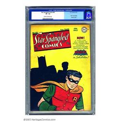 Star Spangled Comics #65 (DC, 1947) CGC VF- 7.5 Cream to off-white pages. Here is a key book that...
