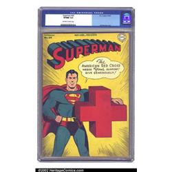 Superman #34 (DC, 1945) CGC VF/NM 9.0 Off-white to white pages. Truth! Justice! The American Way!...