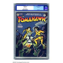 Tomahawk #1 Windy City pedigree (DC, 1950) CGC VF+ 8.5 Cream to off-white pages. Brilliant copy o...