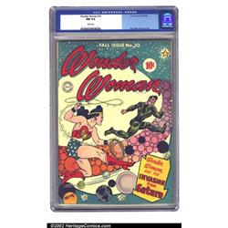 Wonder Woman #10 (DC, 1944) CGC NM 9.4 White pages. Invasion from Saturn is the theme of this lov...