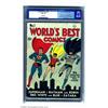 Image 1 : World's Best Comics #1 (DC, 1941) CGC FN+ 6.5 Off-white pages. This one issue title which becomes...
