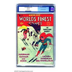 World's Finest Comics #4 (DC, 1941) CGC VF 8.0 Off-white pages. Very nice copy of an issue that's...