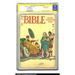 Bible Tales for Young Folk #3 Stan Lee File Copy (Atlas, 1953) CGC VG- 3.5 Cream to off-white pag...