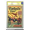 Image 1 : Fantastic Four #4 Stan Lee File Copy (Marvel, 1962) CGC FN- 5.5 Off-white pages. Signature Series...