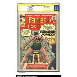 Fantastic Four #14 Stan Lee File Copy (Marvel, 1963) CGC VG 4.0 Off-white pages. Signature Series...