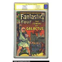 Fantastic Four #48 Stan Lee File Copy (Marvel, 1966) CGC FN 6.0 Cream to off-white pages. Signatu...