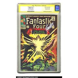 Fantastic Four #53 Stan Lee File Copy (Marvel, 1966) CGC FN/VF 7.0 Cream to off-white pages. Sign...