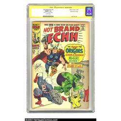 Not Brand Echh #3 Stan Lee File Copy (Marvel, 1967) CGC FN/VF 7.0 Off-white pages. Who can resist...