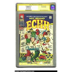 Not Brand Echh #9 Stan Lee File Copy (Marvel, 1968) CGC VF/NM 9.0 Cream to off-white pages. With...